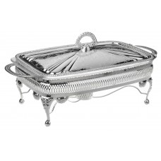 Corbell Silver Company Queen Anne Single Casserole with Lid/Warmer CSLV1026